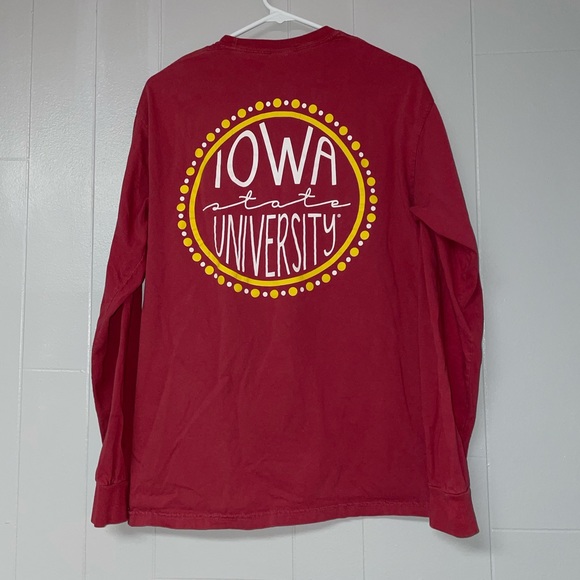 Comfort Colors Tops Size M Womens Iowa State University Long Sleeve